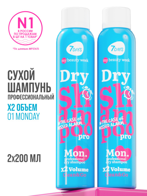 Сухой шампунь, набор 2шт. X2 VOLUME