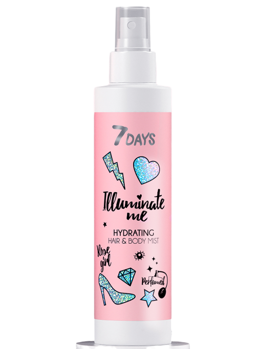 Мист для волос и тела увлажняющий Rose girl