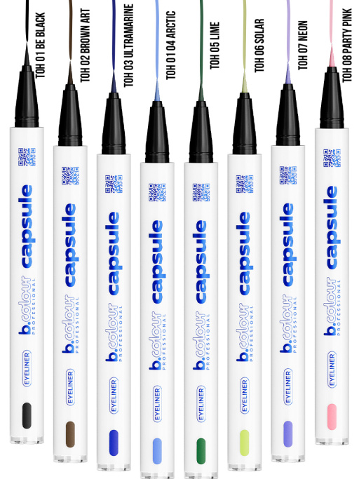 Подводка для глаз коричневая 02, B.COLOUR PROFESSIONAL