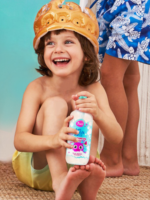 Гель для душа, детский шампунь 400 ML, набор косметики ПОСЛЕ ВЕСЕЛОЙ ПРОГУЛКИ