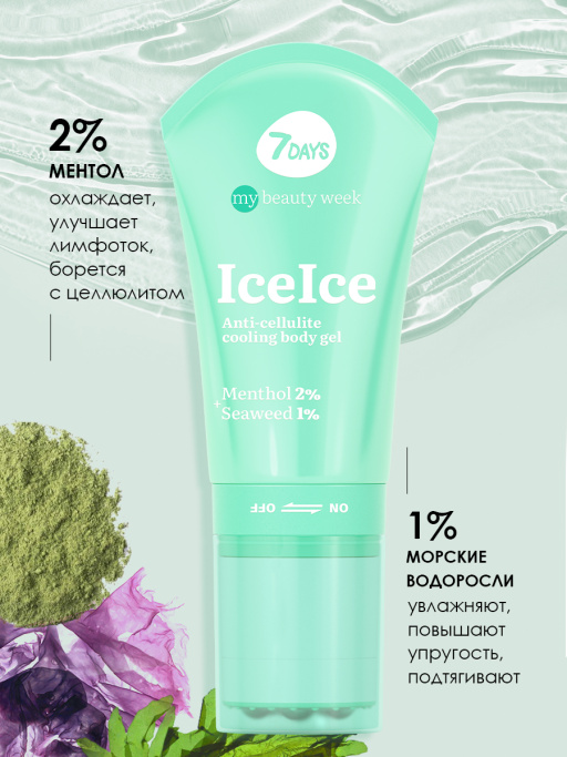 Крем для тела антицеллюлитный, массажер для похудения тела ICEICE