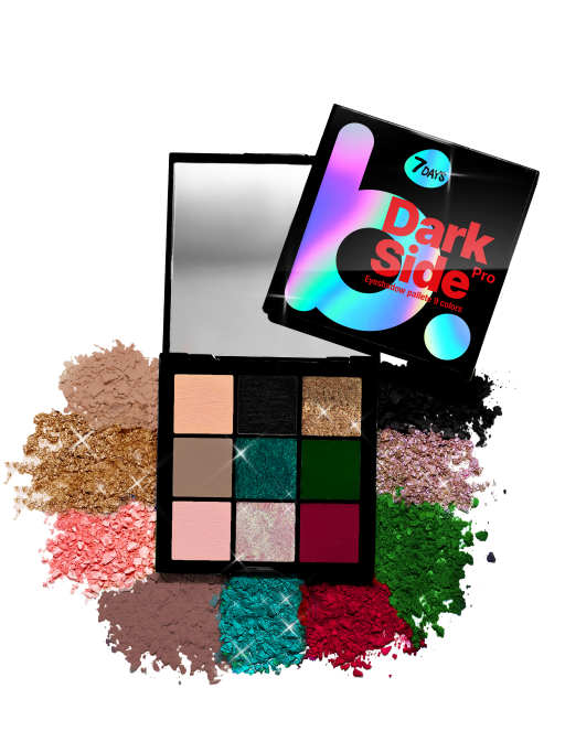 Палетка теней для век Dark Side / 01 BLACK MAMBA