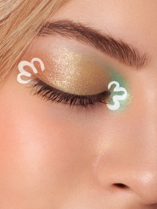 Палетка пигментов для макияжа пастель / 102 Peppermint twist