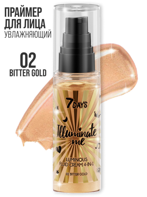 Праймер для лица 4-в-1 крем-флюид Miss Crazy