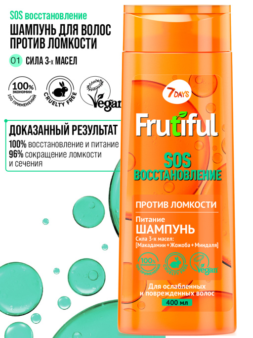 Шампунь для волос против ломкости SOS ВОССТАНОВЛЕНИЕ