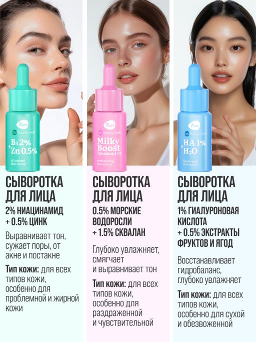 Сыворотка для лица с кислотами  AHA+BHA