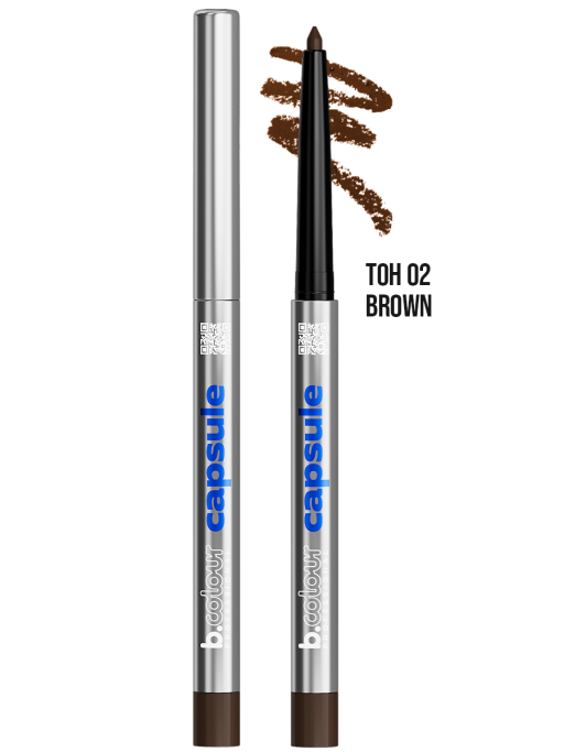 Карандаш для глаз каял гелевый 02, B.COLOUR PROFESSIONAL