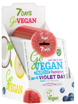 Маска для лица тканевая fresh Thursday VIOLET DAY 40 шт.