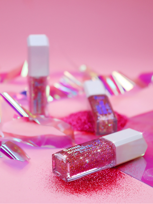 Блеск для губ голографический / 301 Pink haze