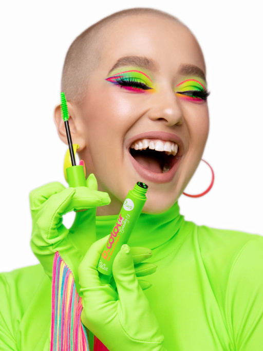 Тушь для ресниц и волос светящаяся UVglow / 01 PARIS MORNING