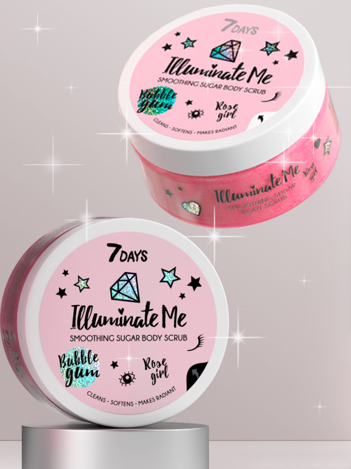 Смягчающий сахарный скраб для тела Rose girl