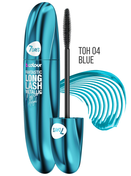Тушь для ресниц, удлиняющая синяя / 04 BLUE
