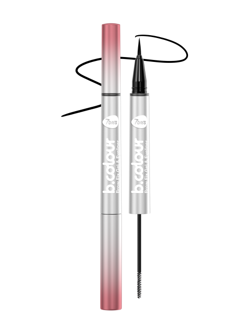 Гель для бровей + черный лайнер 2в1 / 01 MAGIC WAND