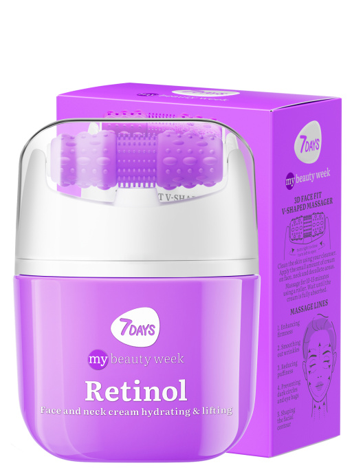 Крем для лица с ретинолом, массажер для лица, 40 ml RETINOL