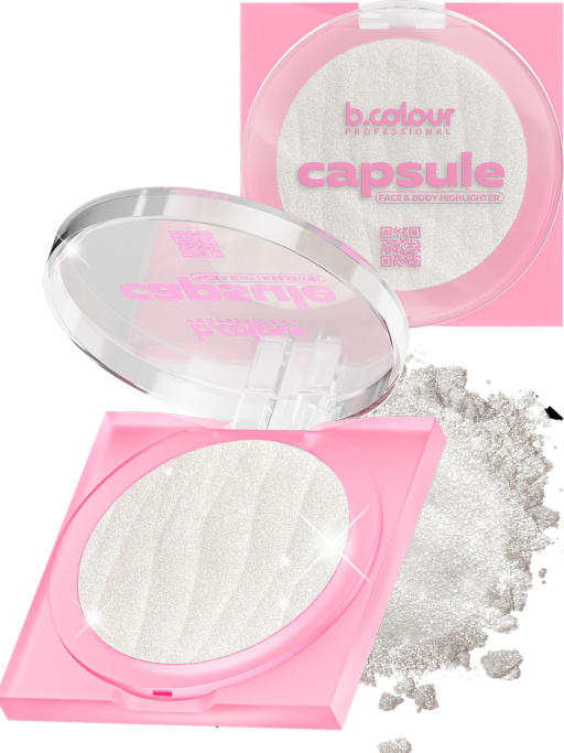 Хайлайтер для лица и тела / 02 Milky way, B.COLOUR PROFESSIONAL CAPSULE