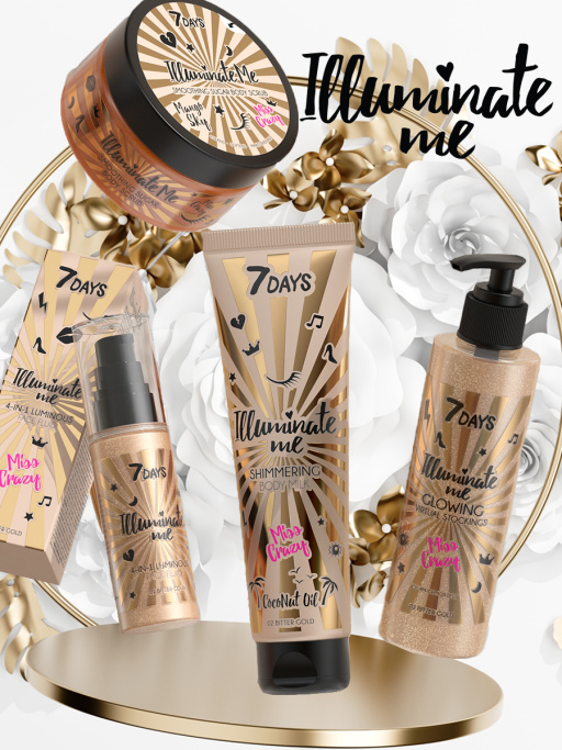 Мерцающее молочко для тела Miss Crazy