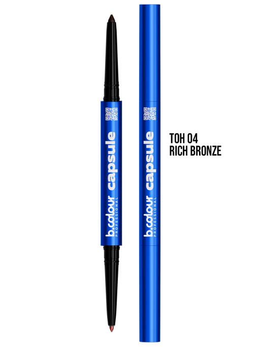 Карандаш для глаз каял 2в1 04, B.COLOUR PROFESSIONAL