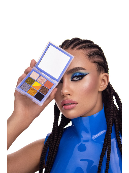 Тени для век матовые блестящие, палетка 03, B.COLOUR PROFESSIONAL