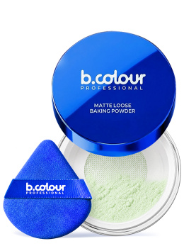 Пудра для лица матирующая зеленая GLOW BAKE тон 03 Matcha
