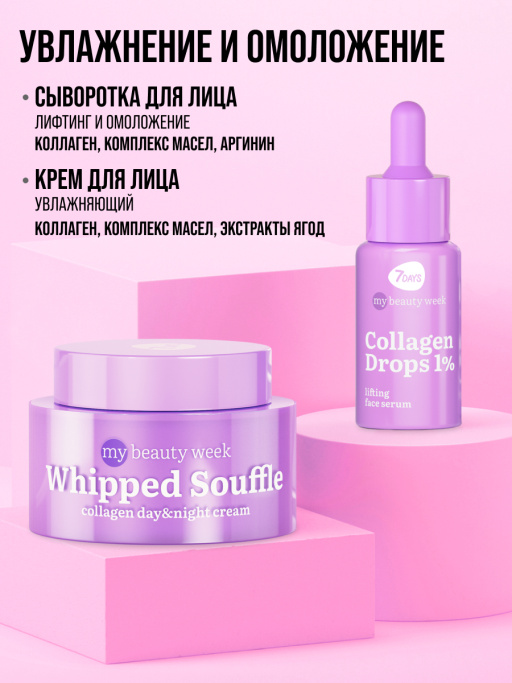 Сыворотка для лица увлажняющая COLLAGEN DROPS 1%