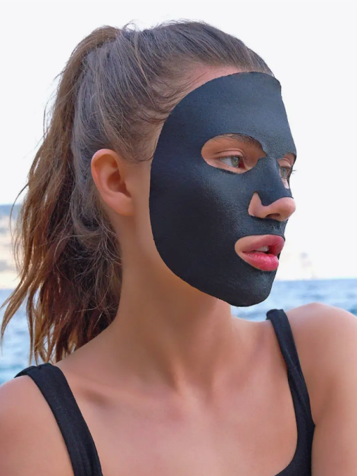 Маска для лица тканевая очищающая от прыщей и черных точек BYE-BYE, SKIN PROBLEMS!