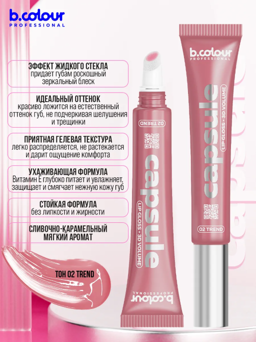 Набор косметики для макияжа Pink mania, B.COLOUR PROFESSIONAL CAPSULE