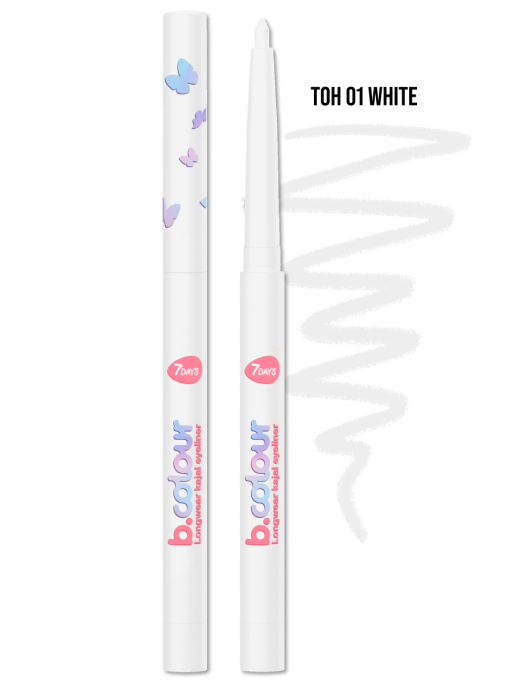 Карандаш для глаз каял водостойкий / 01 WHITE