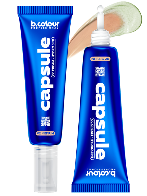 СС крем для лица увлажняющий 3в1 / 02 Medium, B.COLOUR PROFESSIONAL CAPSULE
