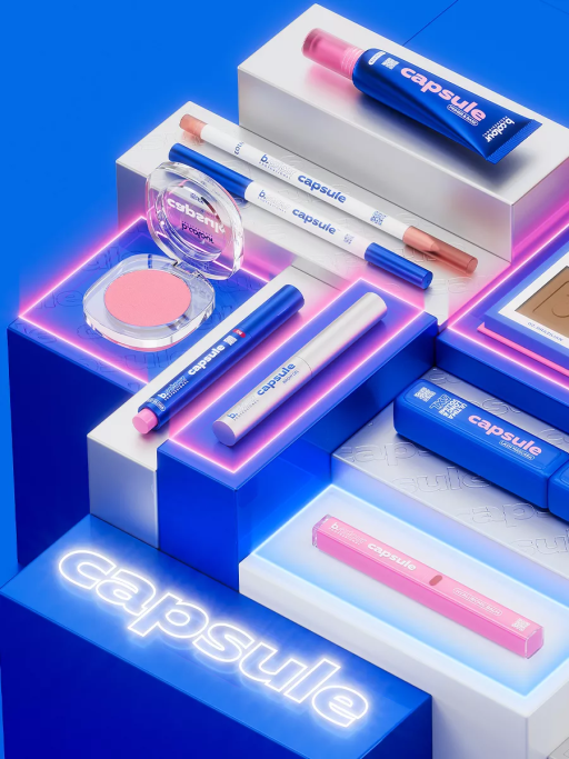 Набор косметики для макияжа Pink mania, B.COLOUR PROFESSIONAL CAPSULE