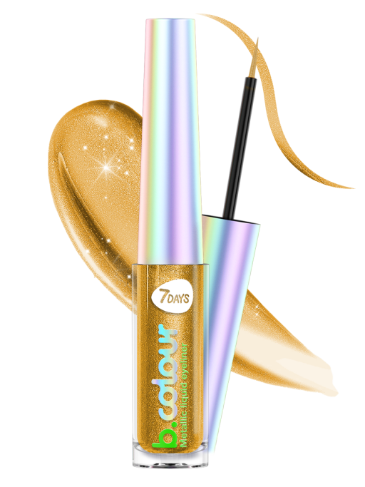 Подводка для глаз жидкая с эффектом металлик / 07 GOLD