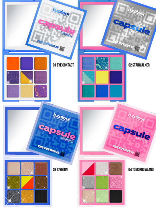 Тени для век, палетка 04 Tomorrowland, B.COLOUR PROFESSIONAL CAPSULE