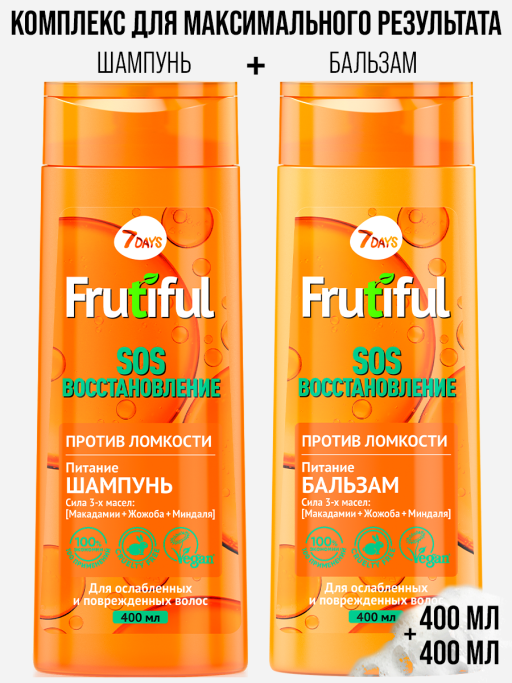 Бальзам для волос против ломкости SOS ВОССТАНОВЛЕНИЕ