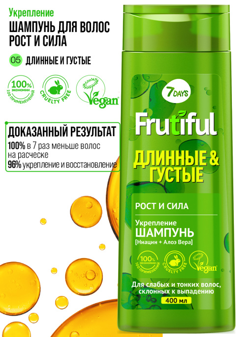 Шампунь для волос рост и сила ДЛИННЫЕ И ГУСТЫЕ