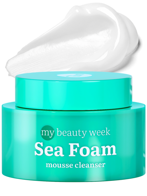Пенка для умывания лица очищающая SEA FOAM