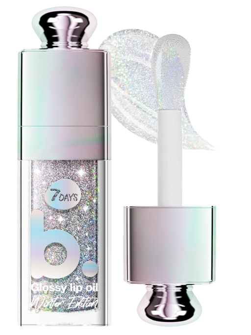 Масло для губ с блестками / 02 HOLO BABY