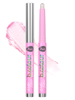 Хайлайтер для лица кремовый и тени для век блестящие 2в1 / 01 PROSECCO