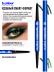 Карандаш для глаз каял 2в1 03, B.COLOUR PROFESSIONAL