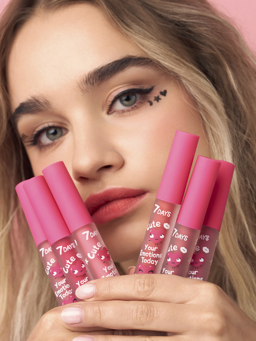 Помада для губ жидкая матовая Cute / 107 Nude Pink