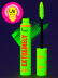 Светящаяся тушь для волос UVglow Neon / 604 Club