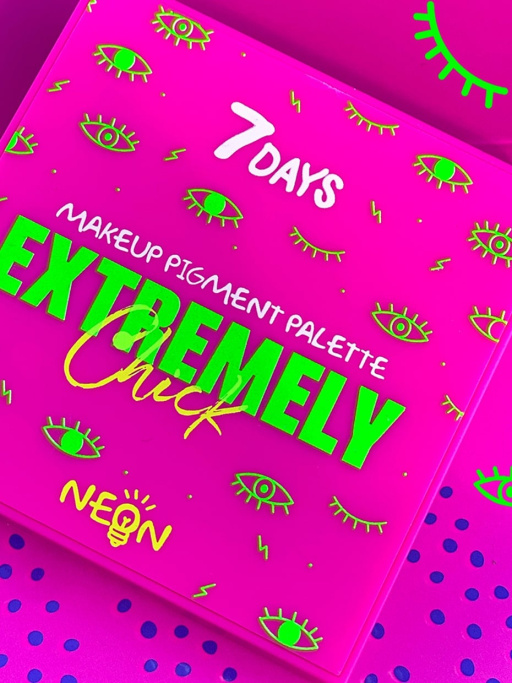 Палетка пигментов для макияжа UVglow Neon / 501 Pink punk