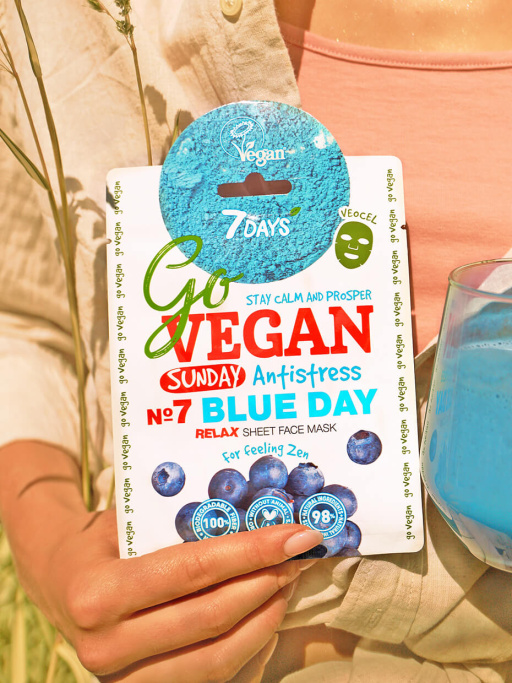 Маска для лица тканевая relax Sunday BLUE DAY
