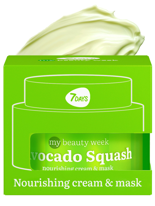 Крем для лица увлажняющий ночной AVOCADO SQUASH