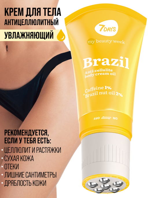 Антицеллюлитное масло для тела BRAZIL 130ML