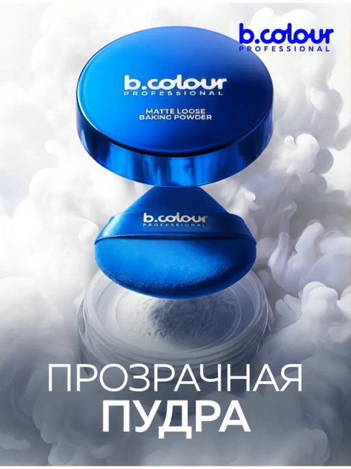 Пудра для лица матирующая рассыпчатая белая 01