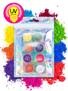 Набор графических лайнеров для макияжа UVglow Neon / 02 Electric Набор графических лайнеров для макияжа UVglow Neon / 02 Electric