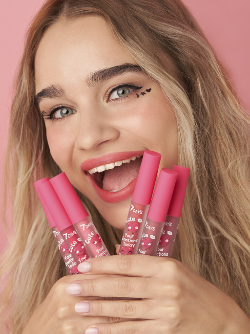 Помада для губ жидкая матовая Cute / 107 Nude Pink