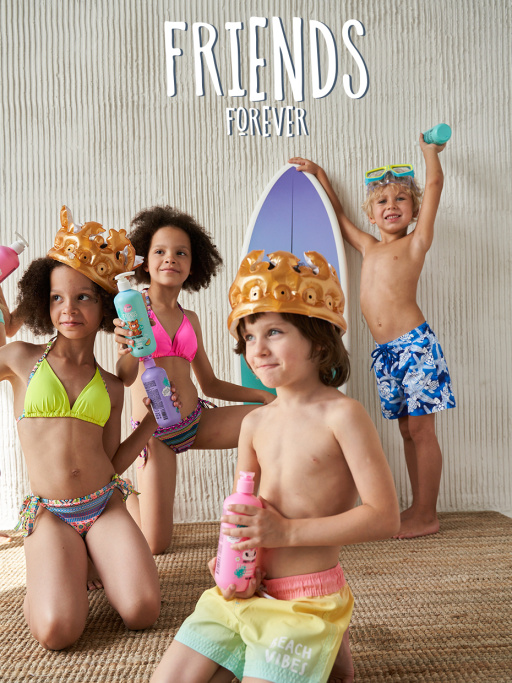 Гель для душа детский и шампунь для волос 400ML LITTLE RABBIT