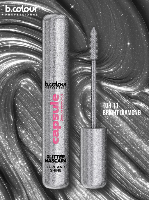 Тушь для ресниц с шиммером / BRIGHT DIAMOND, B.COLOUR PROFESSIONAL 