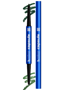 Карандаш для глаз каял 2в1, eyes / 03 Inspired green, B.COLOUR PROFESSIONAL CAPSULE