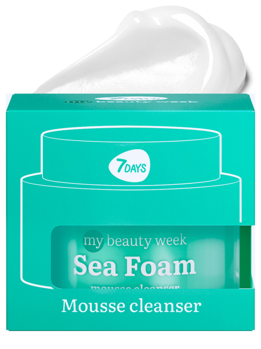 Пенка для умывания лица очищающая SEA FOAM